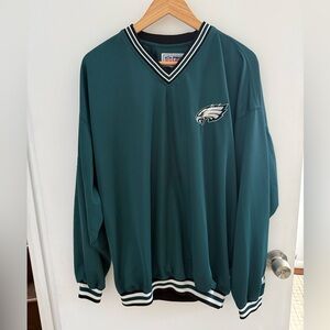 Starter Vintage Eagles Pullover Size XL